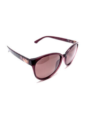Foster Grant NS1022 Polarized Wine Red Marble Oval Women’s Fashion Sunglasses